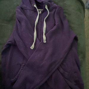 Purple zip up hoodie